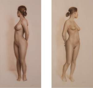 'Desnudo (díptico)', Juan Bautista Nieto                    ( , 62 x 30 )